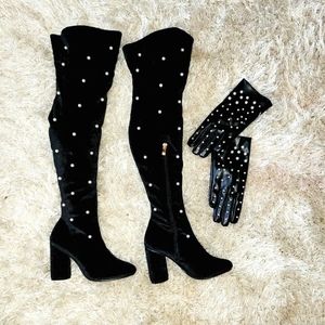 THIGH HIGH BOOT & FREE GLOVES